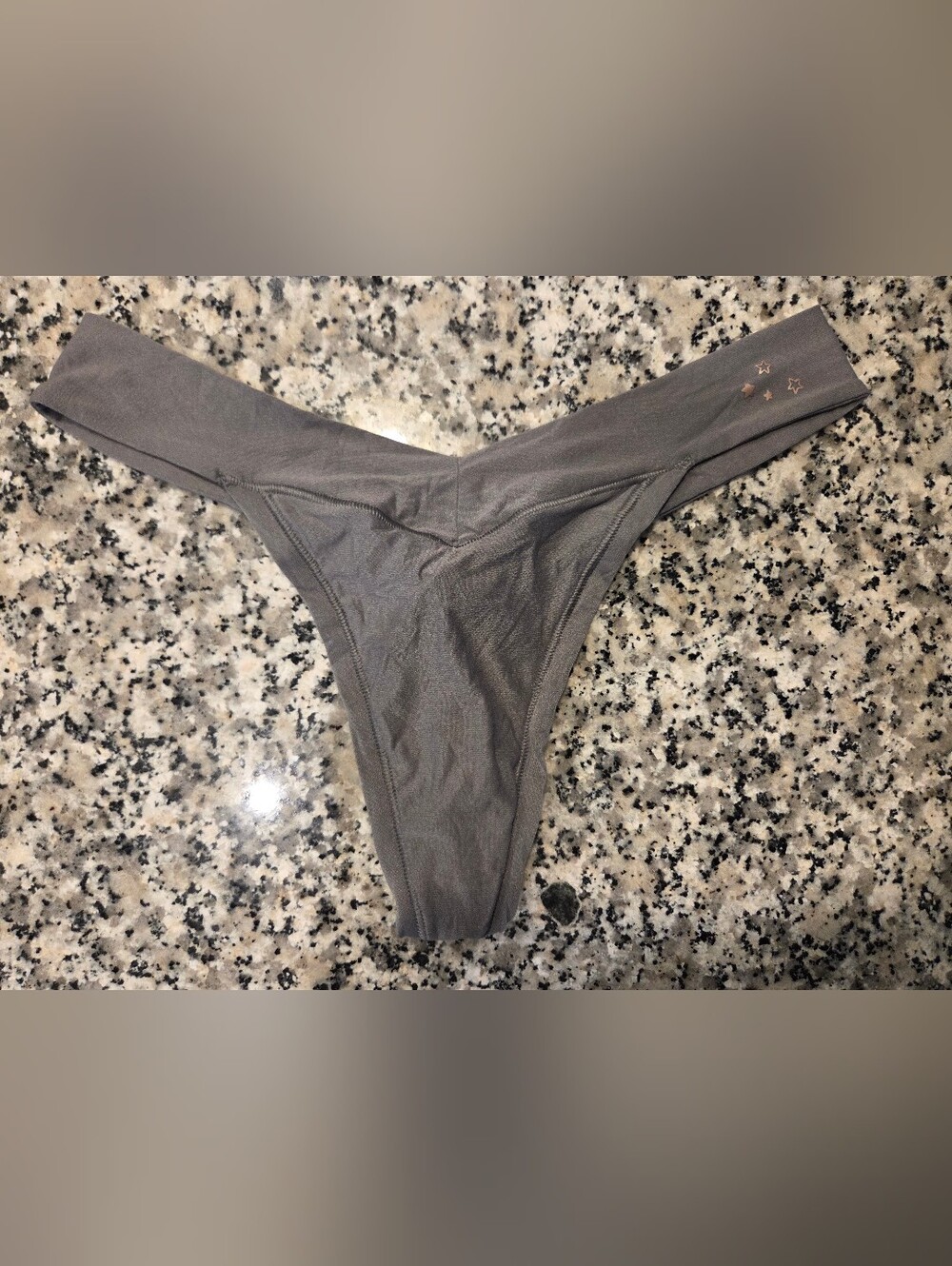 aerie Cute Teen Thong with Star Accents